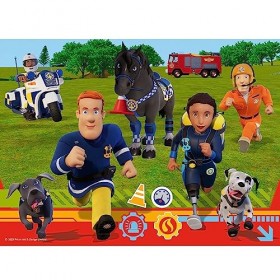 Trefl- Sam Le Pompier Puzzle, 18297, Multicolour