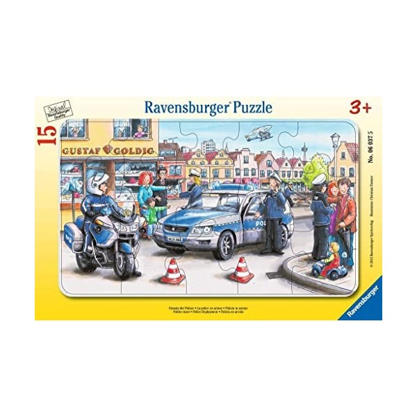 Ravensburger - 06037 5 - Puzzle - Opération Policière