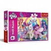 Trefl My Little Pony, Univers de l’amitié 60 Pièces-Puzzle Coloré avec des Personnages de Bande Dessinée, Divertissement Créa