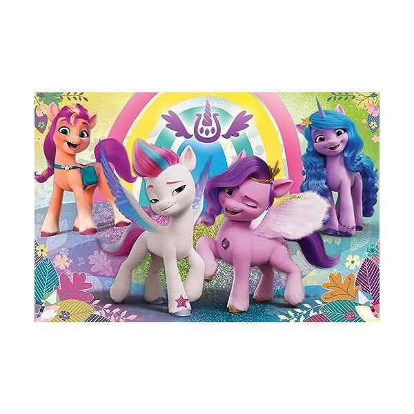 Trefl My Little Pony, Univers de l’amitié 60 Pièces-Puzzle Coloré avec des Personnages de Bande Dessinée, Divertissement Créa