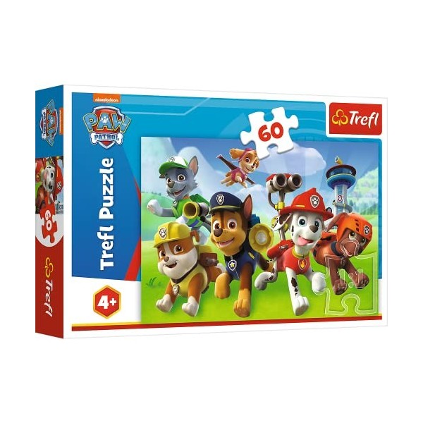 Trefl 916 17321 60pcs Paw Patrol Puzzle, Multi-Colored