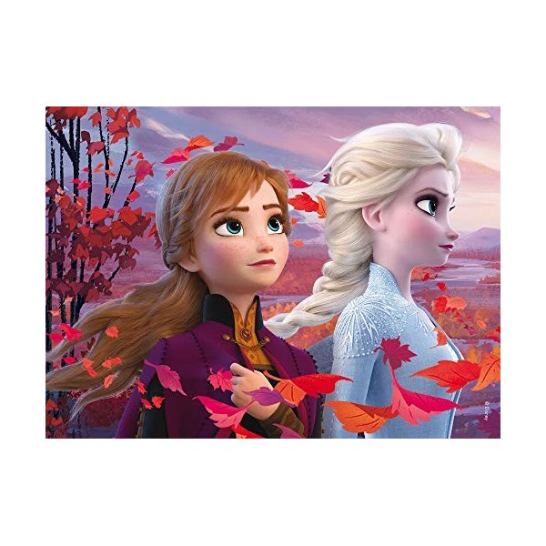 Lisciani - Disney Puzzle La Reine des Neiges 2 - Maxi Puzzle 35 Pièces - Double Face - Verso A Colorier - Jeu Educatif - A pa