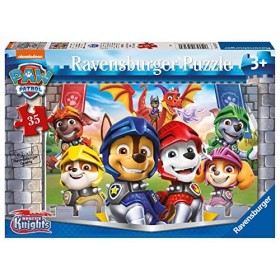 Ravensburger Paw Patrol Knights & Dragons 35 Piece Jigsaw Puzzle for Kids Age 3 Years Up - Educational Toddler Toys