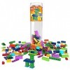 Mega Construx Wonder Builders, tube de 220 briques de construction, jeu pour enfant dès 4 ans, GVM51