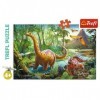 Trefl-Le Chemin 60 Pièces Puzzle, TR17319, Le Voyage des Dinosaures, Der Weg der Dinosaurier