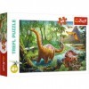 Trefl-Le Chemin 60 Pièces Puzzle, TR17319, Le Voyage des Dinosaures, Der Weg der Dinosaurier