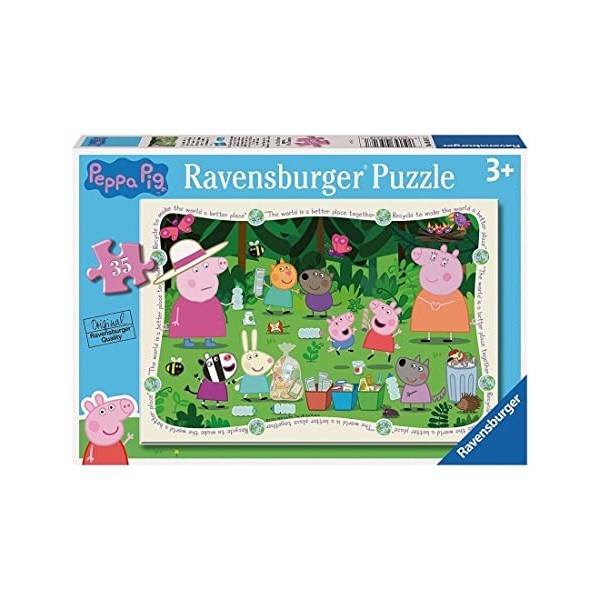 Ravensburger Peppa Pig Jigsaw Puzzles for Children Age 3 Years Up-35 Pieces - Educational Toys for Toddlers - Kids Gifts