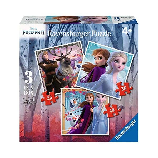 Puzzle Ravensburger - Frozen II, 25/36/49 piese 03033 