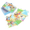 Zerodis Boîte en Métal 60 Pièces Puzzles, Motif de Dessin Animé Mignon Contes de Fées Enfants Jouant Apprentissage Jouet Éduc