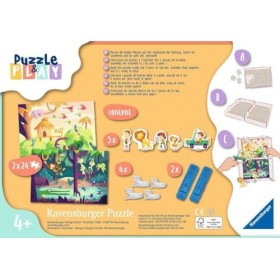 Ravensburger - Puzzle&Play - 2x24 pièces - Exploration de la jungle - Pour enfants dès 4 ans - Puzzle de qualité supérieure -