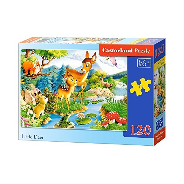 Castorland - B-12725-1 - Puzzle - Petit Cerf - 120 Pièces