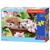 Castorland - B-13319-1 - Puzzle - Hérisson au Printemps - 120 Pièces