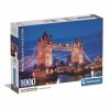 Clementoni Collection Tower Bridge at Night-1000 Pièces-Puzzle, Divertissement pour Adultes-Fabriqué en Italie, 39772