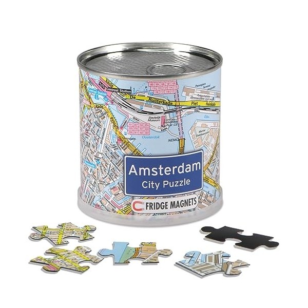 CRAENEN City Puzzle Amsterdam 100 pièces magnét.