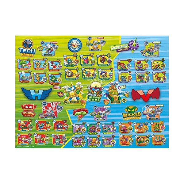 Ravensburger- Puzzle 100 pz. XXL SuperZings/SuperThings Super Zings B, 13263, Multicolore