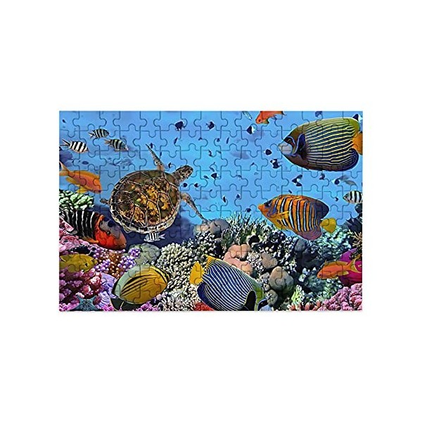 WGFGG Plusieurs jeux danimaux marins de puzzles, 150 pièces, 520 pièces, 1000 pièces de jeux éducatifs intellectuels pour ad