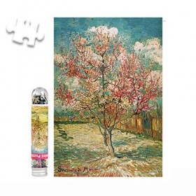 HBOS 234 pièces Jigsaw Puzzle pour Adultes Enfants Mini Puzzle Jeu Jouets Cadeau-Floraison Fleur de pêche