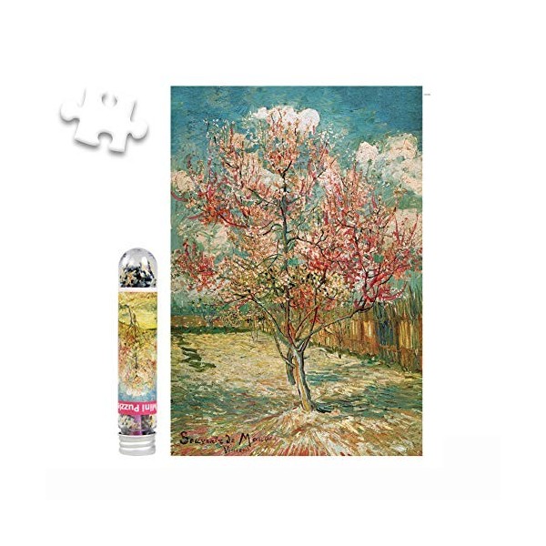 HBOS 234 pièces Jigsaw Puzzle pour Adultes Enfants Mini Puzzle Jeu Jouets Cadeau-Floraison Fleur de pêche