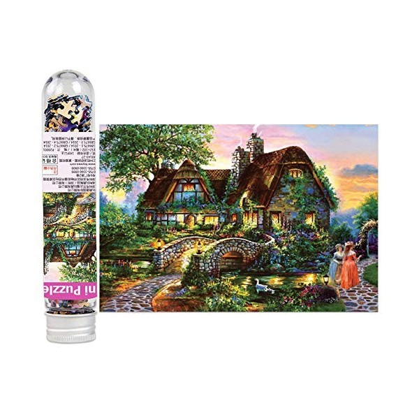 HBOS 234 pièces Jigsaw Puzzle pour Adultes Enfants Mini Puzzle Jeu Jouets Cadeau-Floraison Fleur de pêche