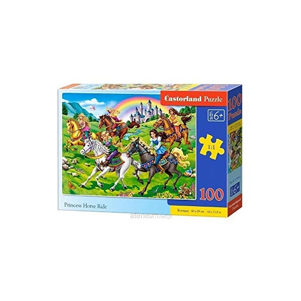 Castorland B-111053 Princess Horse Ride Puzzle 100 pièces Multicolore