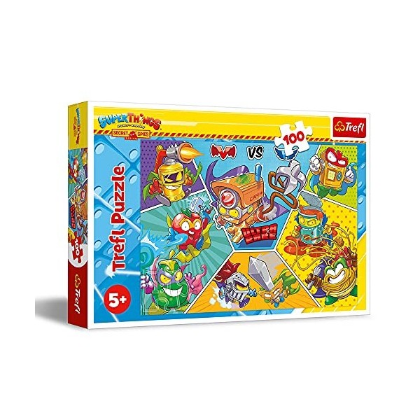 Trefl- Spione Secret en Action, Super Things 100 Teile, für Kinder AB 5 Jahren Puzzle, 16416, Multicolore