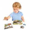 Bino - 88015 - Boîte de puzzle - Animaux domestiques - 2 pièces