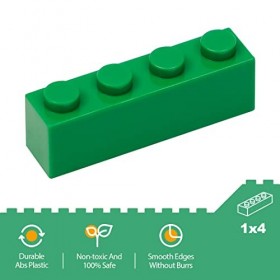 Etarnfly Briques 160 pièces 1x4, Briques Classiques Compatibles avec Toutes Les Grandes Marques, Jouets Créatifs Educatifs Ba