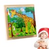 Holdes Puzzle 3D | Jouet de Puzzle éducatif préscolaire - Jouet de Puzzle dapprentissage, Puzzle Cube dimages, 6 Puzzles en