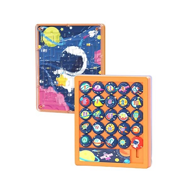 PW TOOLS Jeux de Puzzle de nombres | Number Huarong Road Déverrouillage Puzzle Maze - Puzzle éducatif Labyrinthe Perles de Ma