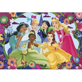 Clementoni- Disney Princess Supercolor Princess-30 Pièces, Enfants 3 Ans, Puzzle Dessin Animé-Fabriqué en Italie, 20276