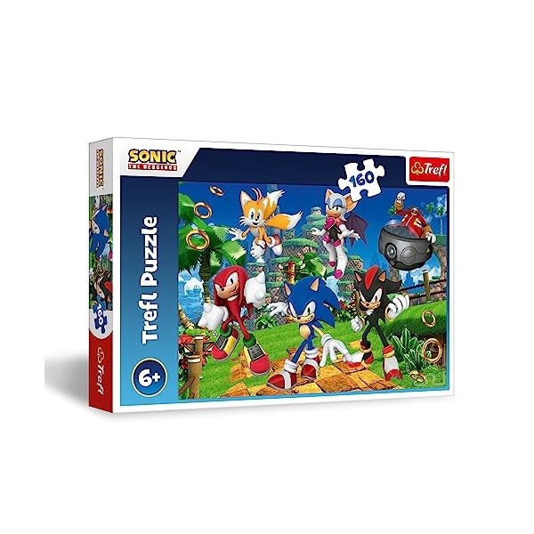 Trefl- Sonic Puzzle, 15421, Multicoloured