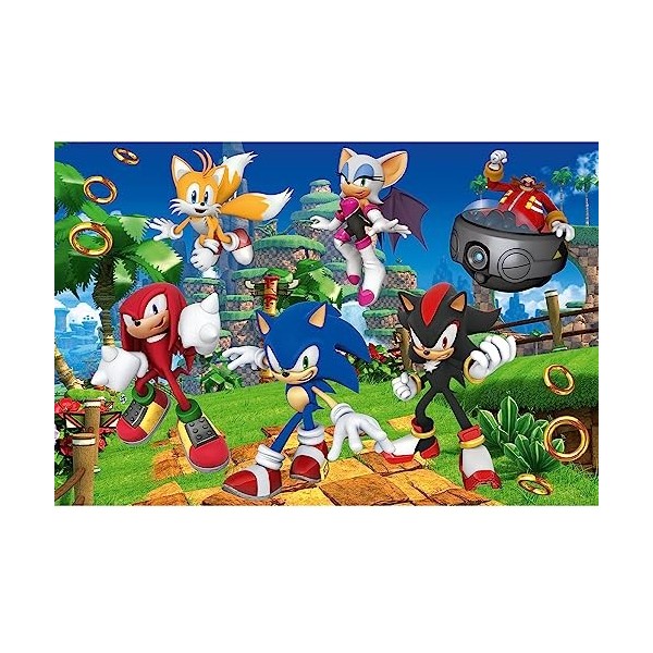 Trefl- Sonic Puzzle, 15421, Multicoloured