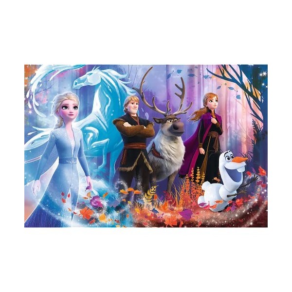 Trefl- Disney Frozen 100 Pièces pour Enfants à partir de 5 Ans Puzzle, 10IT5900511163667IT10, Magie de la Reine des Neiges Di