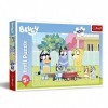 Trefl My Little Pony, Joyeux Univers de Bluey 100 Pièces-Puzzle Coloré avec des Personnages de Bande Dessinée, Divertissement