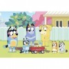 Trefl My Little Pony, Joyeux Univers de Bluey 100 Pièces-Puzzle Coloré avec des Personnages de Bande Dessinée, Divertissement
