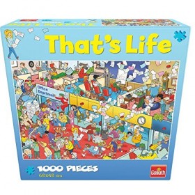 Goliath- Puzzle Le Bureau Thats Life, 914784006, Multicolore