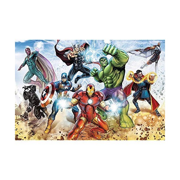 Trefl 916 15368 Bereit, Die Welt zu retten, Marvel Avengers EA 160 Teile, für Kinder AB 6 Jahren 160pcs, Coloured