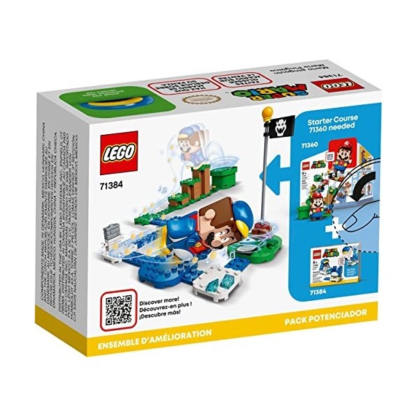 LEGO 71384 Super Mario Pack de Puissance Mario Pingouin - Ensemble dextension Costume évolutif