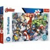 Trefl The, Famous Avengers 100 éléments-Casse-tête coloré avec Les Super-héros de Marvel, Disney, Divertissement créatif, pou