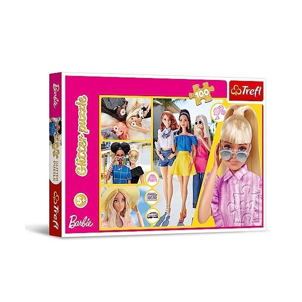 Trefl- Barbie Puzzle, 14830, Multicolour