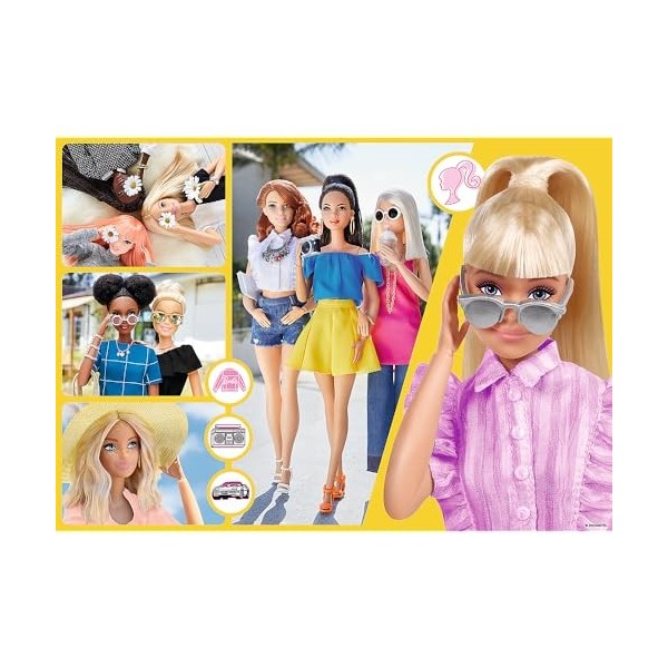 Trefl- Barbie Puzzle, 14830, Multicolour