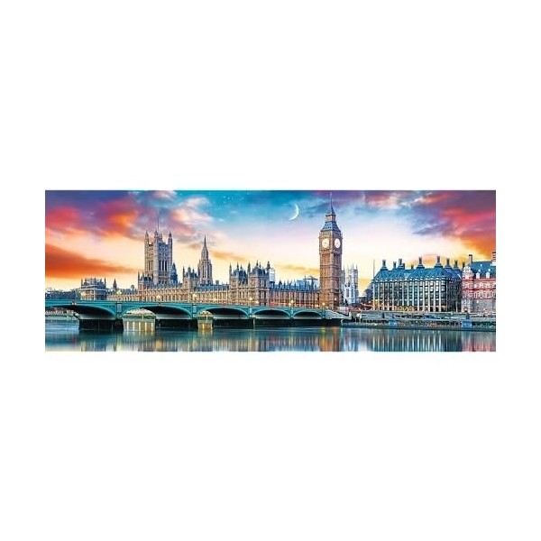 Trefl 916 29507 Ben Abbey, London EA 500 Teile, Panorama, Premium Quality, für Erwachsene und Kinder AB 10 Jahren 500pcs Big 