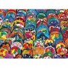 EuroGraphics- Assiettes en céramique Mexicaine Puzzle, 6000-5421, Coloris Assortis, 1000