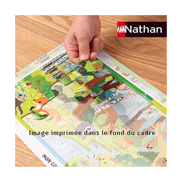 Nathan - Puzzle Enfant - Cadre 15 pièces - En route avec la Pat’Patrouille - Fille ou garçon dès 3 ans - Puzzle de qualité su