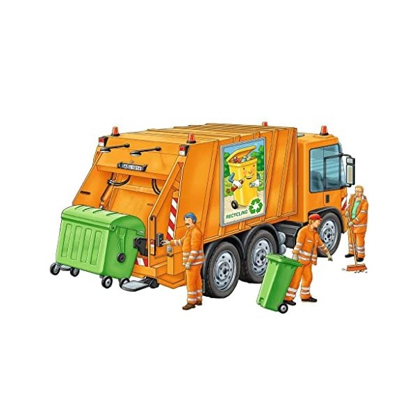 Ravensburger - 06346 8 - Puzzle - Camion Poubelle