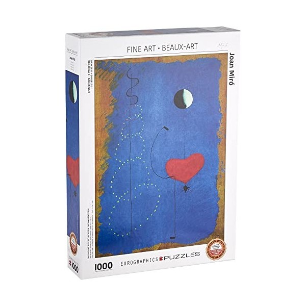 Eurographics Puzzle 1 000 pièces « Joan Miro Ballerine II » Multicolore