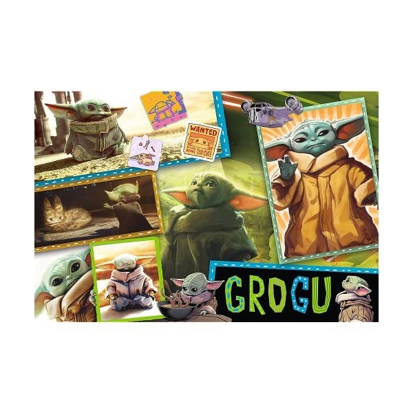 Trefl-160 Pièces pour Enfants à partir de 6 Ans Puzzle, 15411, Grogu Lucasfilm Star Wars Le Mandalorien