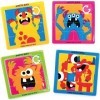Baker Ross AX269 Puzzles À Glisser Monstres - Paquet De 6, Mini Jouets pour Enfants