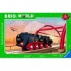 Ravensburger - Puzzle enfants - Cadre 15 pièces - Locomotive à vapeur / BRIO - Pour enfants fille ou garçon dès 3 ans - Puzzl