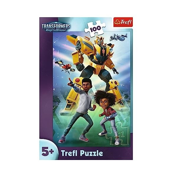 Trefl- Transformers Puzzles pour Enfants, 16457, Multicolores